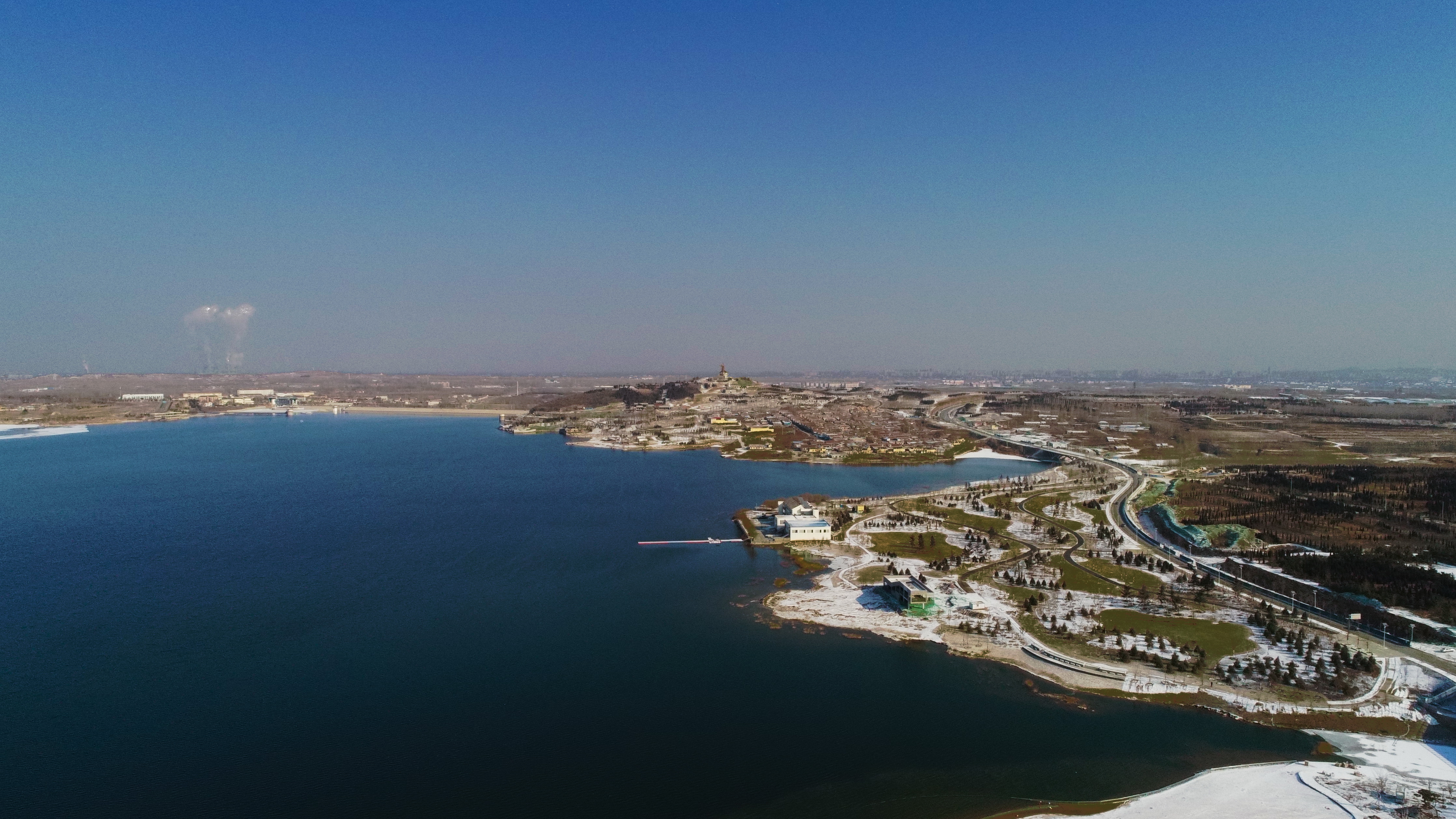 鳥瞰湖東岸